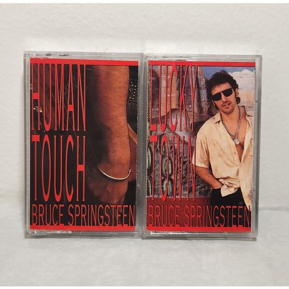 Bruce Springsteen Human Touch & Lucky Town Tested Cassette Lot (Columbia, 1992) - Picture 1 of 5